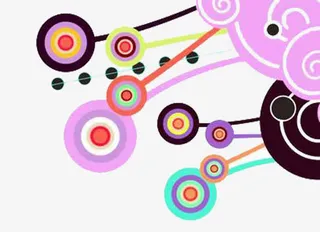 创意圆圈边框免抠