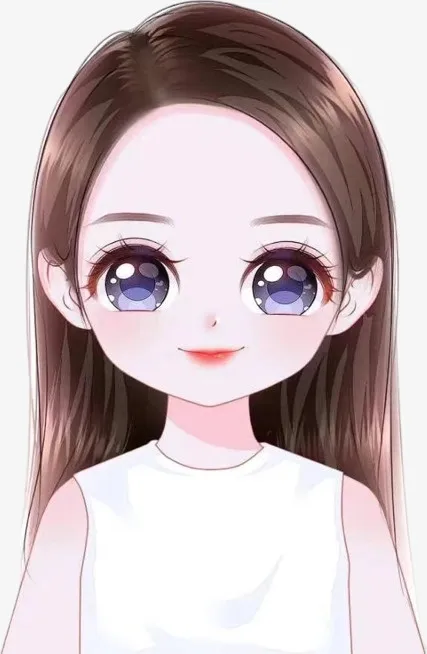 女生头像漫画卡通人物免抠