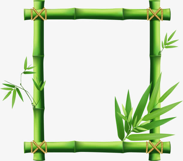 竹子边框免抠