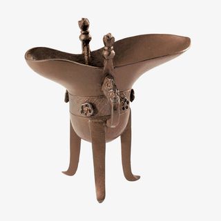 陕西特产秦朝酒杯青铜器古玩免抠免抠