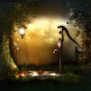 梦幻插画背景素材高清免抠