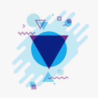 时尚形状装饰免抠