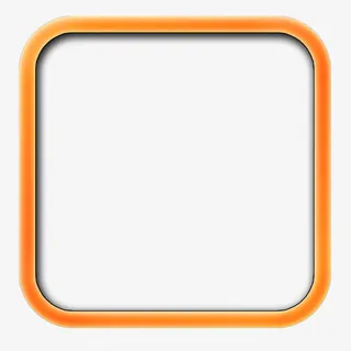 高科技黄灯边框免抠