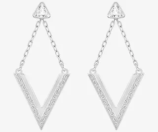 施华洛世奇首饰钻石耳环免抠