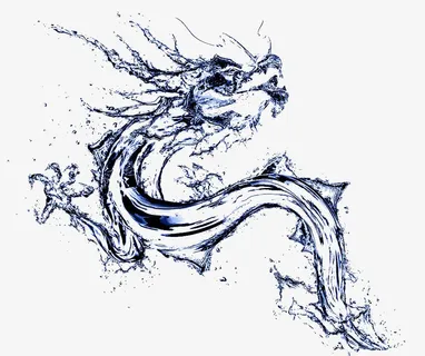 国风水色龙头免抠