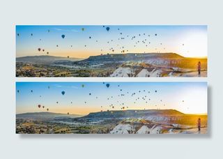 高清环境渲染效果热气球合成效果免抠