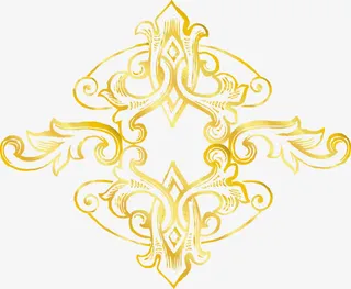 中式边框贵宾卡设计免抠