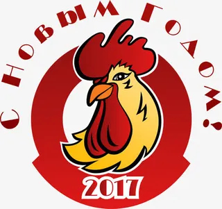 卡通公鸡logo免抠