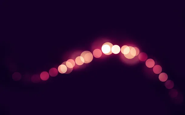 夜幕的霓虹灯光光效素材免抠