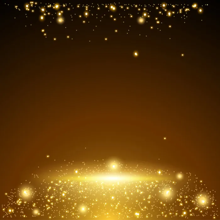金色梦幻星光舞台背景高清
