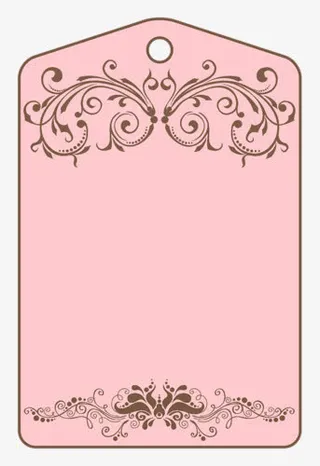 创意纸张卡片标签免抠