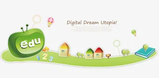 教育机构插画素材矢量免抠