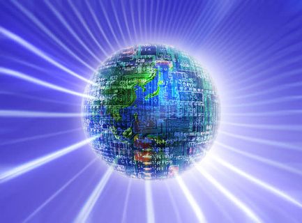 发光的地球高清免抠