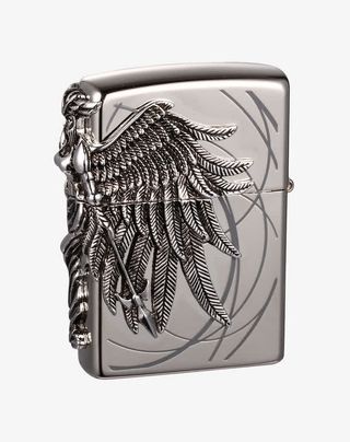 Zippo金属欧洲风花纹免抠