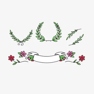 派对装饰鲜花免抠素材免抠