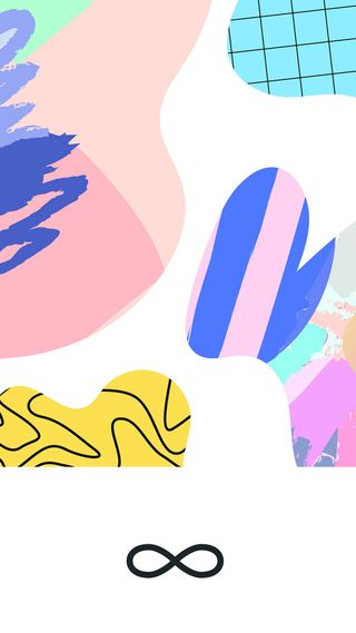 笔触撞色创意海报高清