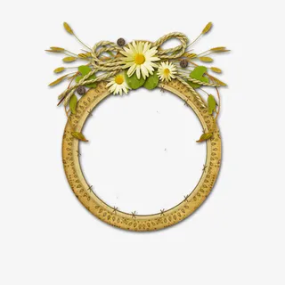 底纹边框 花边框免抠