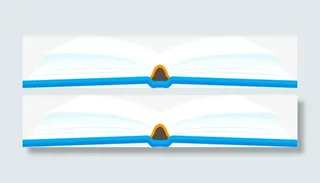 世界读书日打开的书本免抠