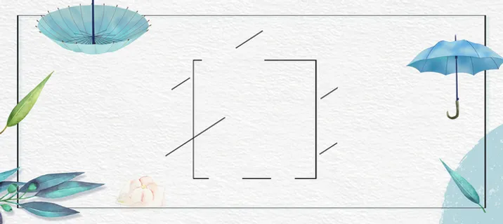 夏季文艺青色海报背景高清