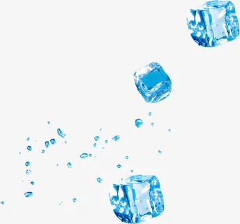 清爽冰粒背景免抠
