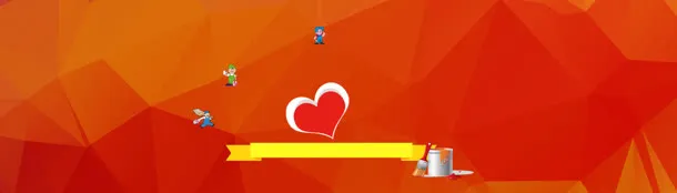 电商几何立体块背景banner