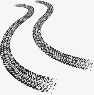 汽车行驶轨迹免抠