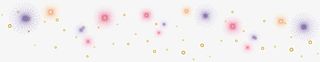 效果合成五颜六色的星光素材免抠