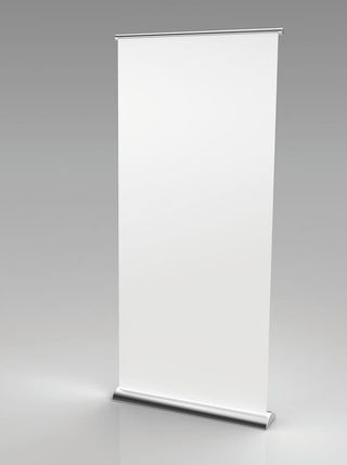 白色标牌灰色背景