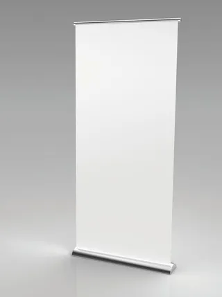 白色标牌灰色背景