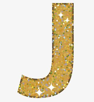 字母J艺术字免抠