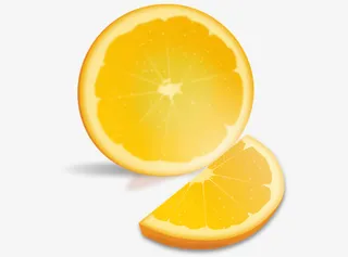 新鲜的橙子免抠