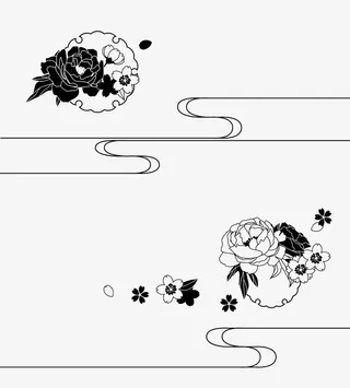 中国风底纹装饰素材PNG免抠