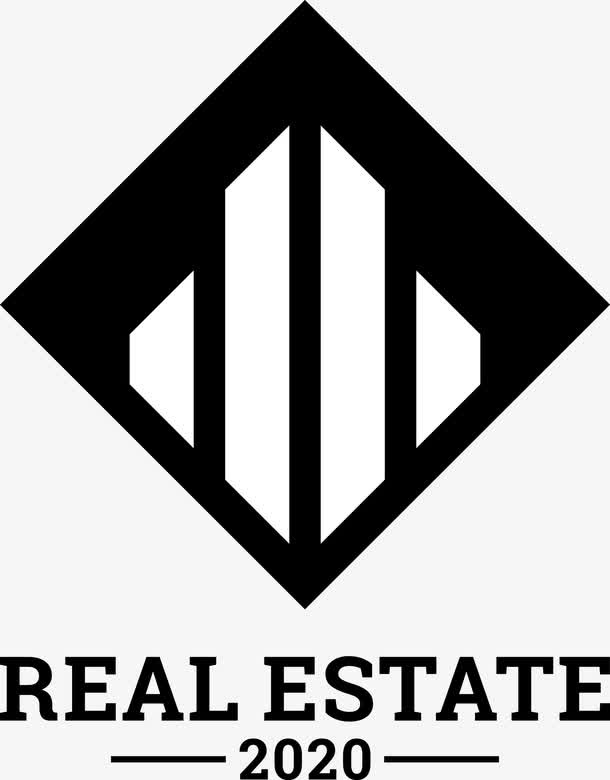 卡通黑色房子logo素材图免抠