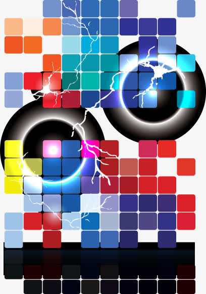 科技感方块背景