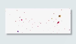 彩色几何碎纸漂浮素材免抠