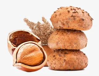 核桃和面包免抠