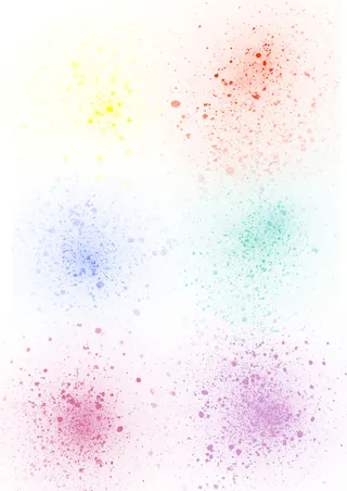 水彩喷墨墨水效果免抠