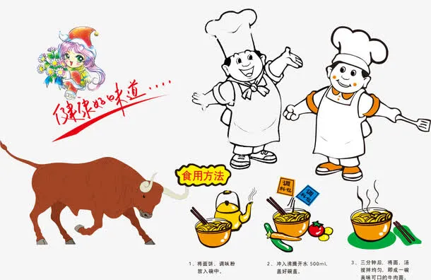 厨师免抠