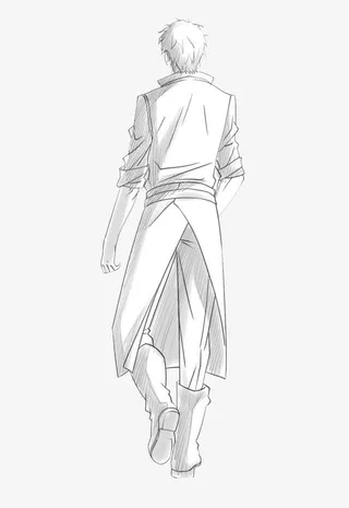 离开的男士背影免抠