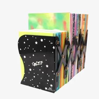 黑色伸缩书靠免抠