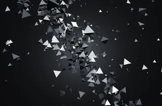 立体三角形背景