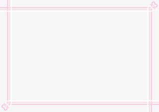 粉色爱心线条框架免抠