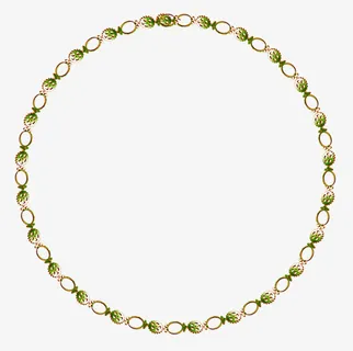 可爱甜心花环---边框免抠