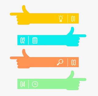 日程排列标签矢量免抠