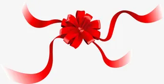 红色喜庆花朵免抠