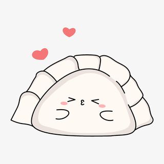 可爱的小水饺免抠