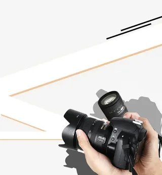 不规则图形摄影宣传海报素材免抠