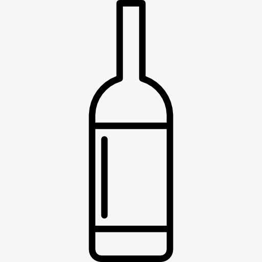 酒瓶标签图标免抠