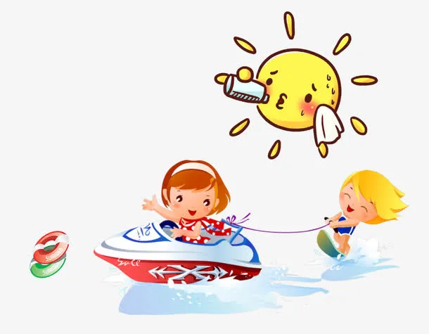 夏季游艇免抠