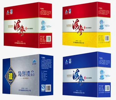 海参包装设计免抠